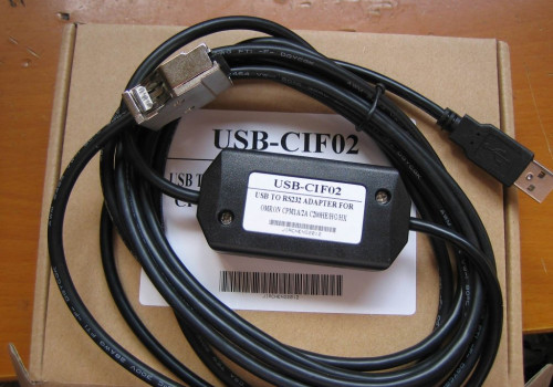 Cáp lập trình PLC Omron các loại USB-CIF02, USB-CIF31,CS1W-CIF31…