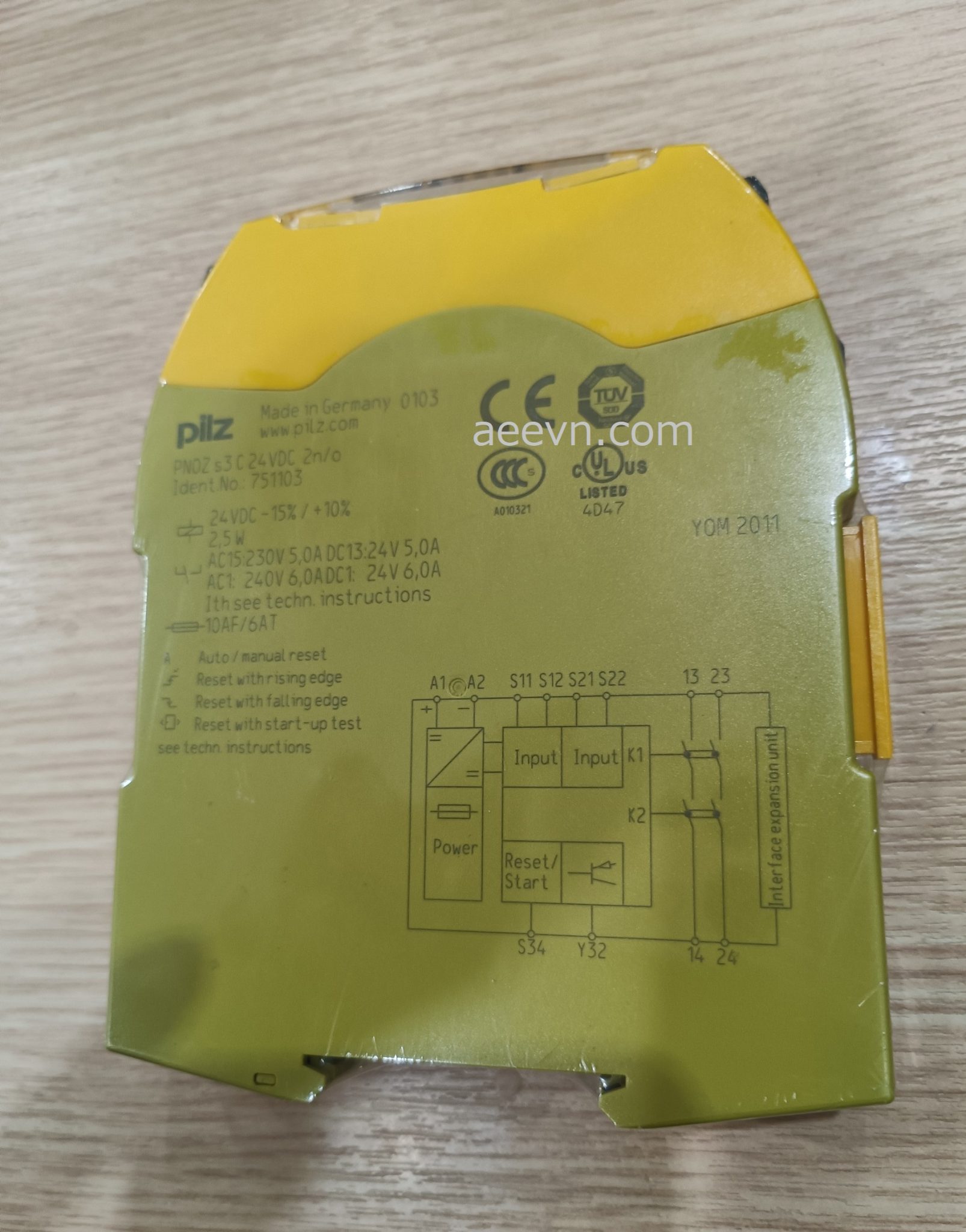Rơ le an toàn Germany PILZ/ Safety relay tất cả các mã PNOZ S3 750103 ...